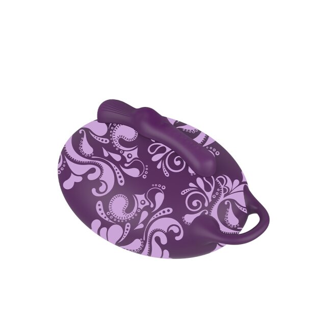 Bouncy Bliss Flow Sit-On Vibrator Purple
