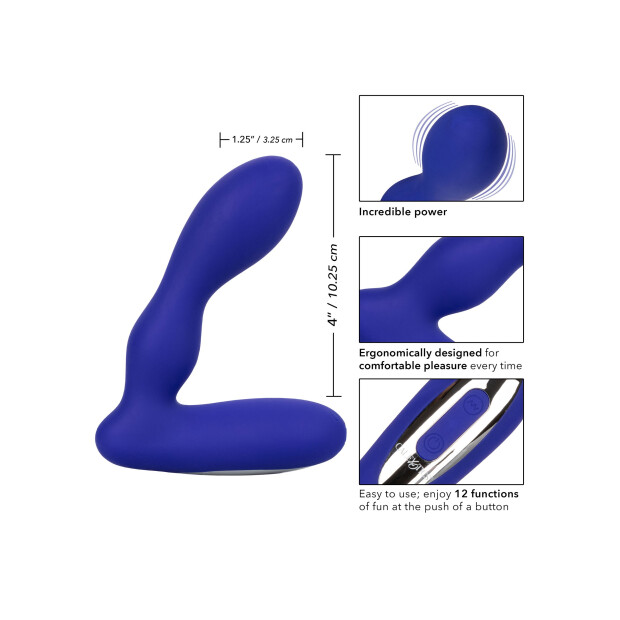 CalExotics Eclipse Pleasure Probe Prostatamassager Blau ⌀ 3,25 cm