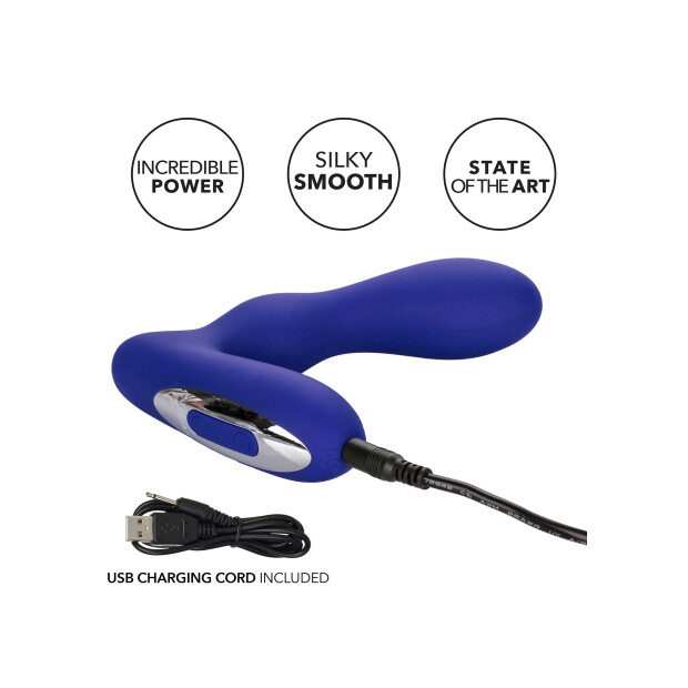 CalExotics Eclipse Pleasure Probe Prostatamassager Blau ⌀ 3,25 cm