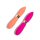 NU Sensuelle Bullets Deux Double-Ended Vibrator Pink 16 cm ⌀ 2,8 cm