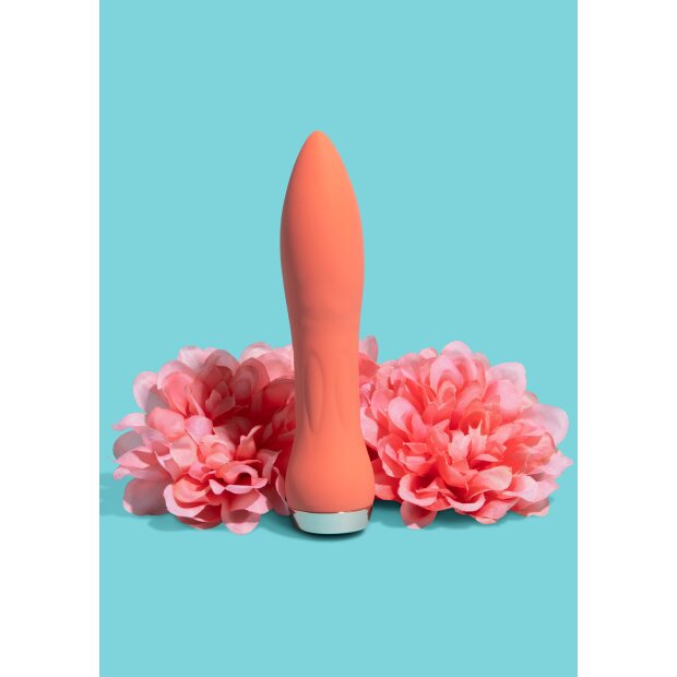 NU Sensuelle Silicone 60SX AMP Bullet Mini Vibrator Orange 12,5 cm ⌀ 2,4 cm