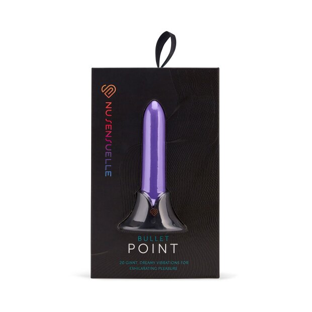 NU Sensuelle Point Bullet Vibrator Lila 9,4 cm ⌀ 2,4 cm