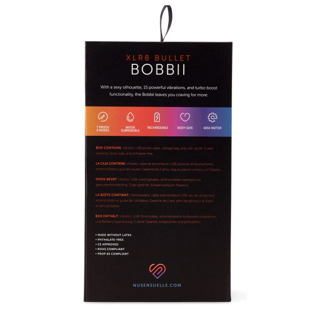 NU Sensuelle Bobbii XLR8 Bullet Aqua