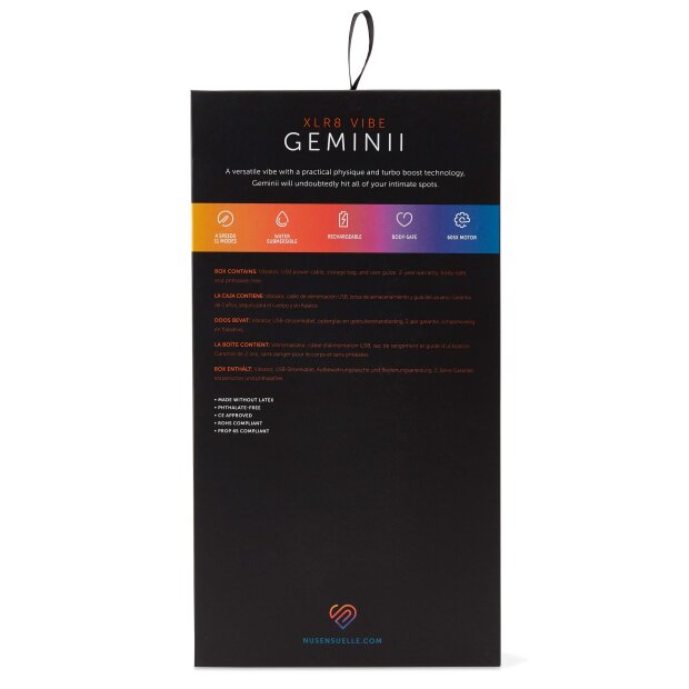 NU Sensuelle Geminii XLR8 Vibe Aqua