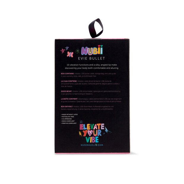 NU Sensuelle Nubii Evie Bullet Mini Vibrator Pink 7,9 cm ø 1,65 cm