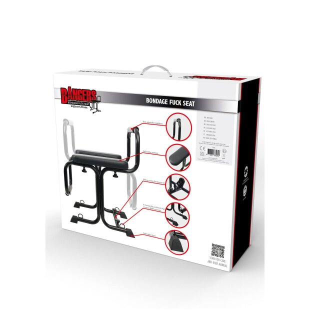 Hidden Desire Bangers Bondage Fuck Seat Sexmöbel Schwarz