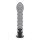 Hidden Desire Ribbed Dong Easy-Lock Dildo Schwarz 19 cm ⌀ 4,5 cm