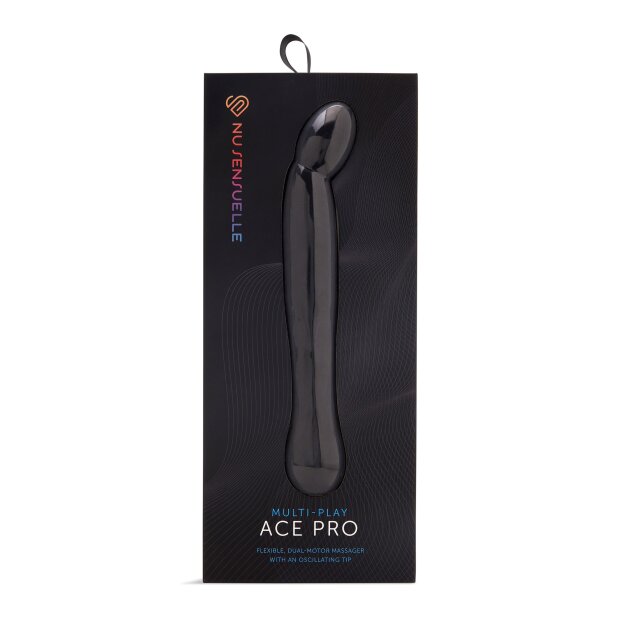 NU Sensuelle Ace Pro Prostate + G-Spot Vibe Black