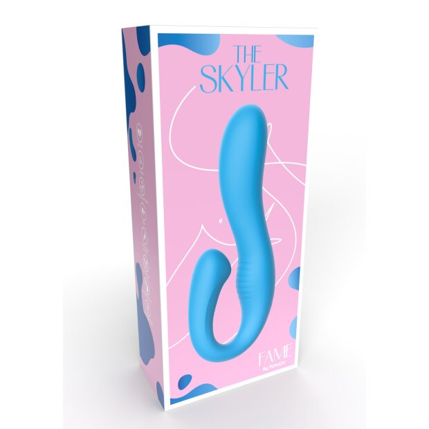 TOYJOY The Skyler Vibrator Blau 17 cm