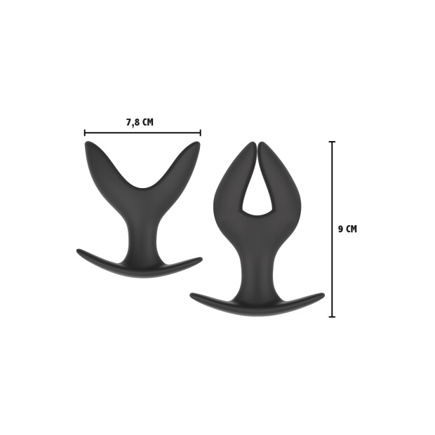 Hidden Desire Anchor Plug XLarge Analplug Schwarz ⌀ 7,8 cm