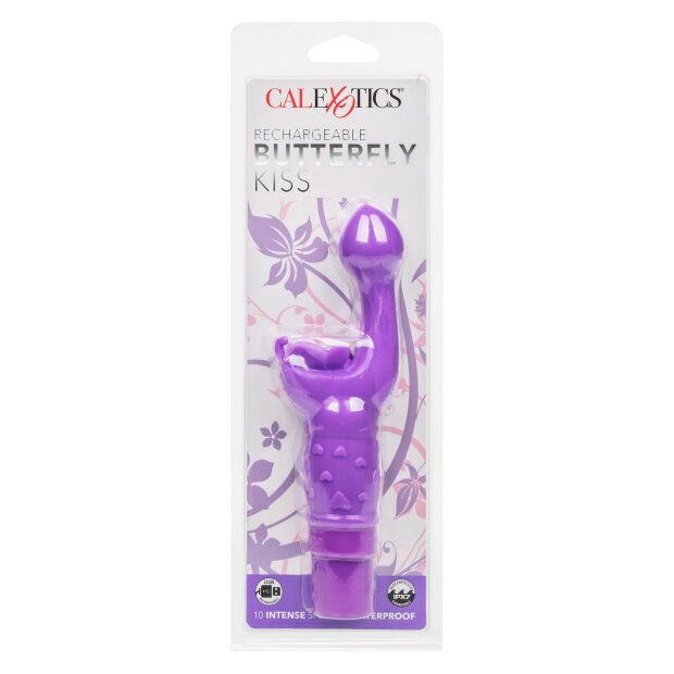CalExotics Rechargeable Butterfly Kiss Purple