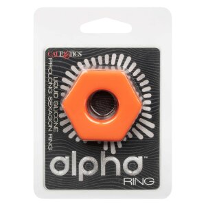 CalExotics Alpha Prolong Sexagon Ring Penisring Orange ⌀...