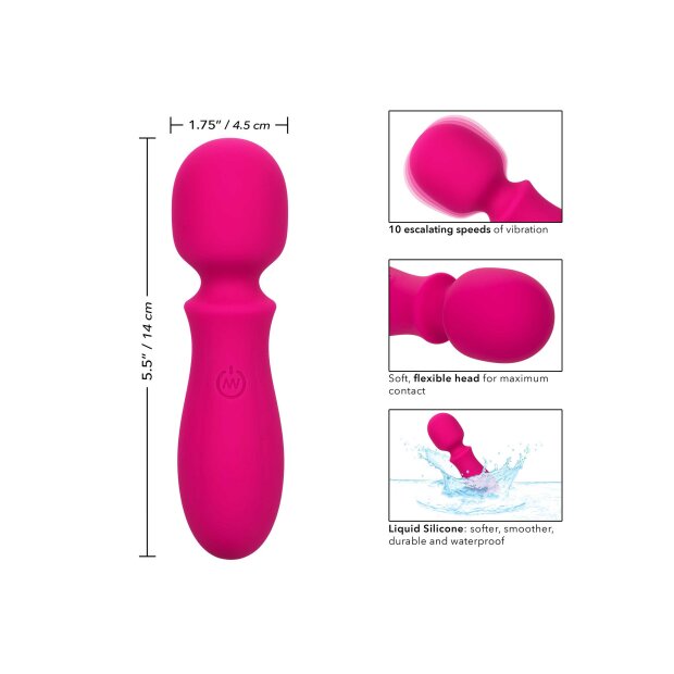 CalExotics Bliss Mini Wand Massager Pink 14 cm