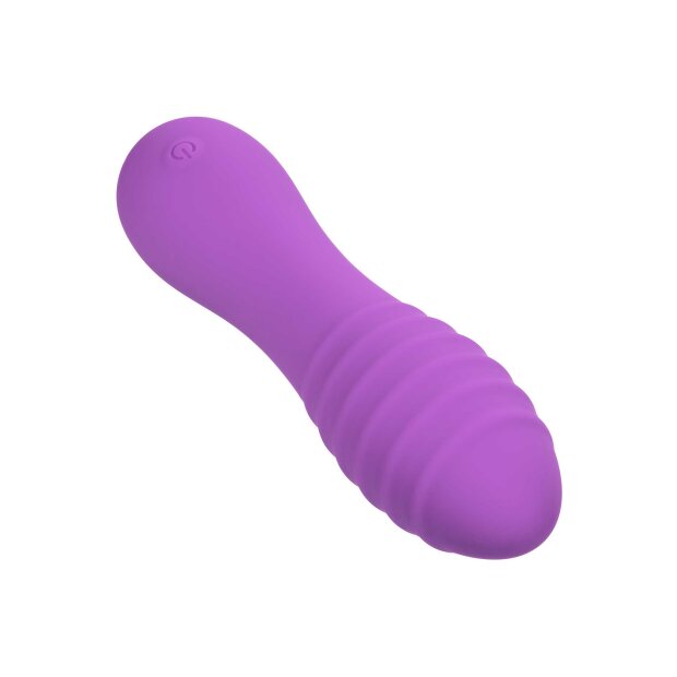 CalExotics Bliss Ripple Mini Vibrator Lila 14 cm