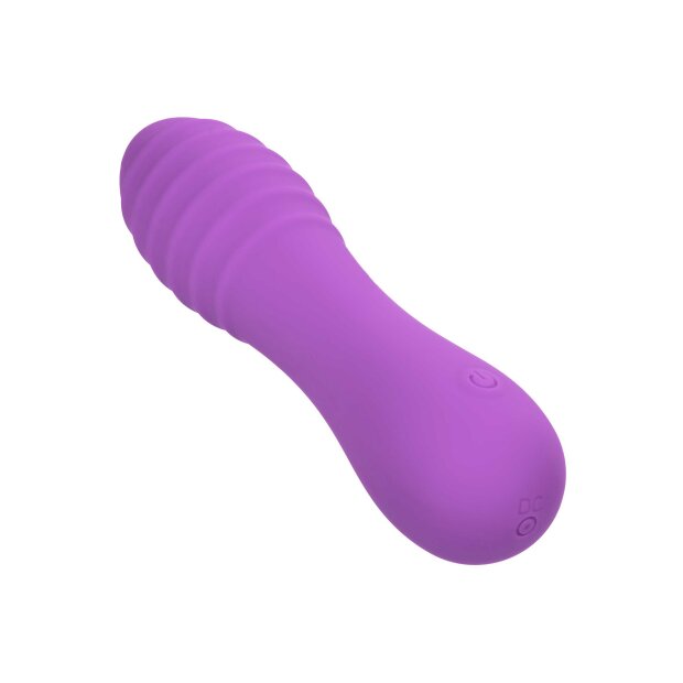 CalExotics Bliss Ripple Mini Vibrator Lila 14 cm