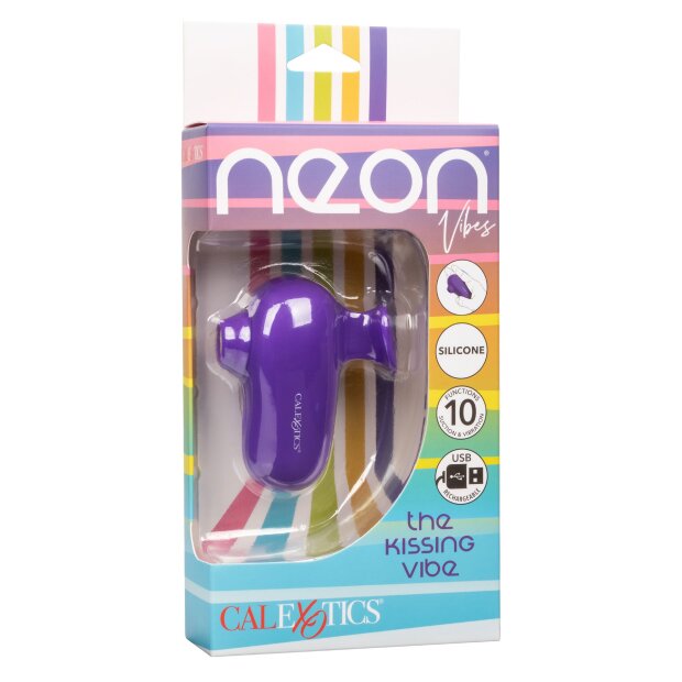 CalExotics The Kissing Vibe Druckwellen Vibrator Lila