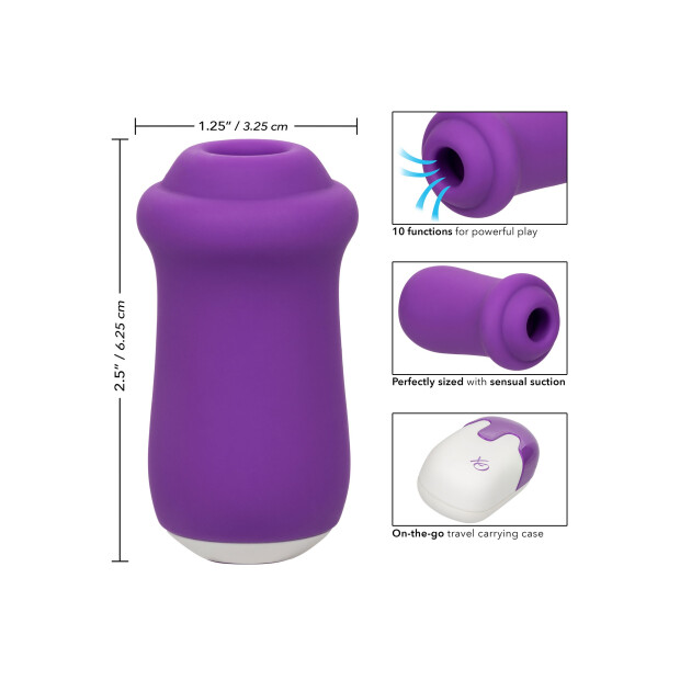 CalExotics Sugar Rush Saugstimulator Druckwellen Vibrator Lila