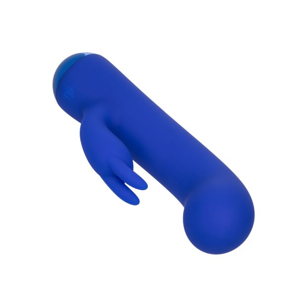 CalExotics Thicc Chubby Bunny Vibrator Blau 19 cm