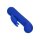 CalExotics Thicc Chubby Bunny Vibrator Blau 19 cm