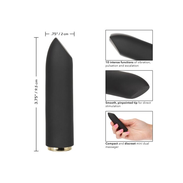 CalExotics Raven Teaser Mini Vibrator Schwarz 9,5 cm