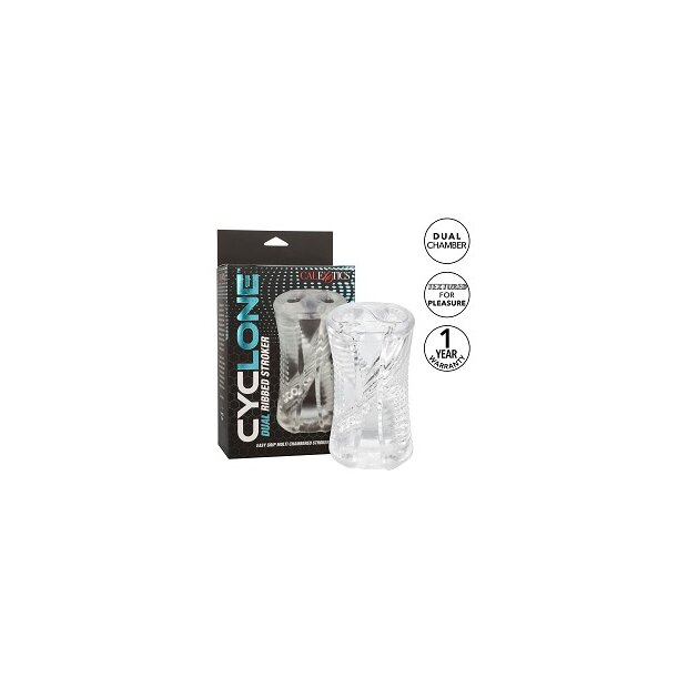CalExotics Cyclone Dual Ribbed Stroker Taschenmuschi