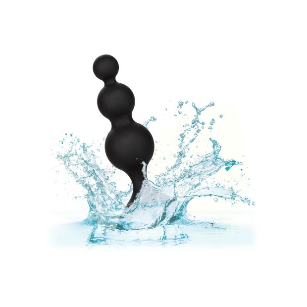 CalExotics Silicone Beaded Anal Kit Analtrainingsset Schwarz 3 Teilig