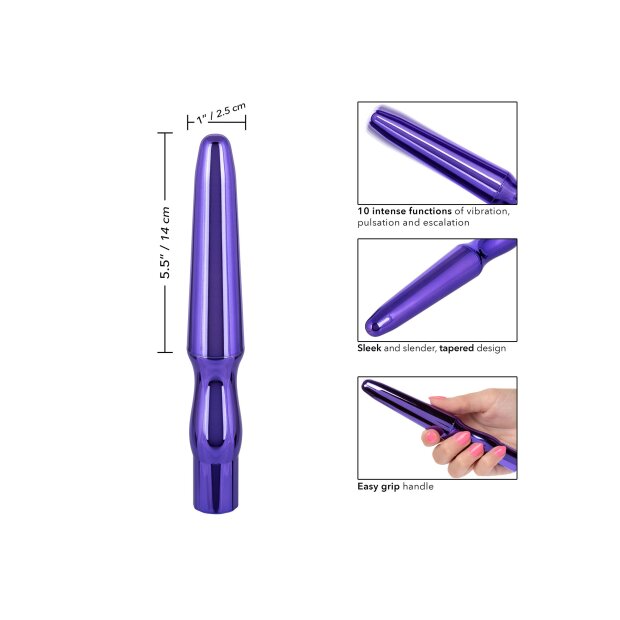 CalExotics Rechargeable Anal Probe Analvibrator Lila ⌀ 2,5 cm