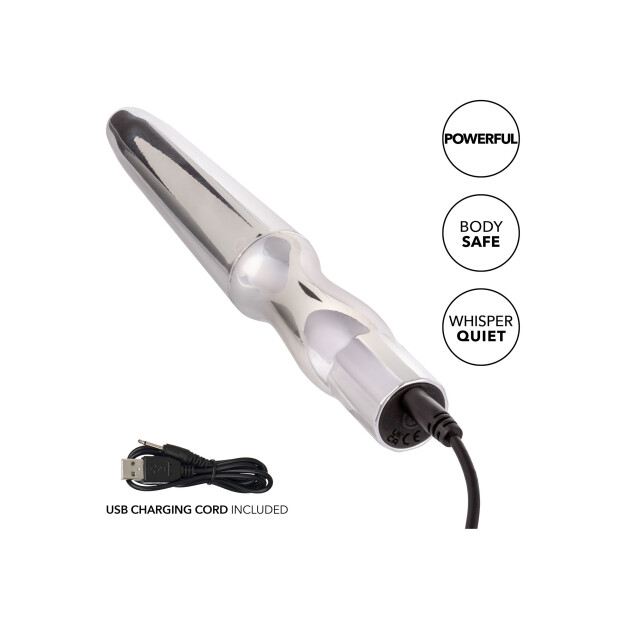 CalExotics Rechargeable Anal Probe Silver