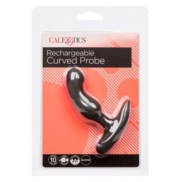 CalExotics Rechargeable Curved Probe Prostatamassager Schwarz ⌀ 3,25 cm
