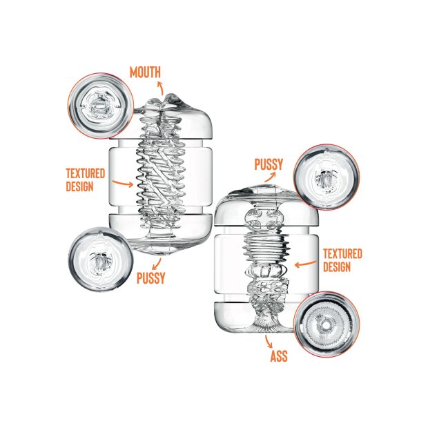 Private Clear Shot Double Masturbator