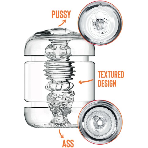 Private Clear Shot Double Masturbator