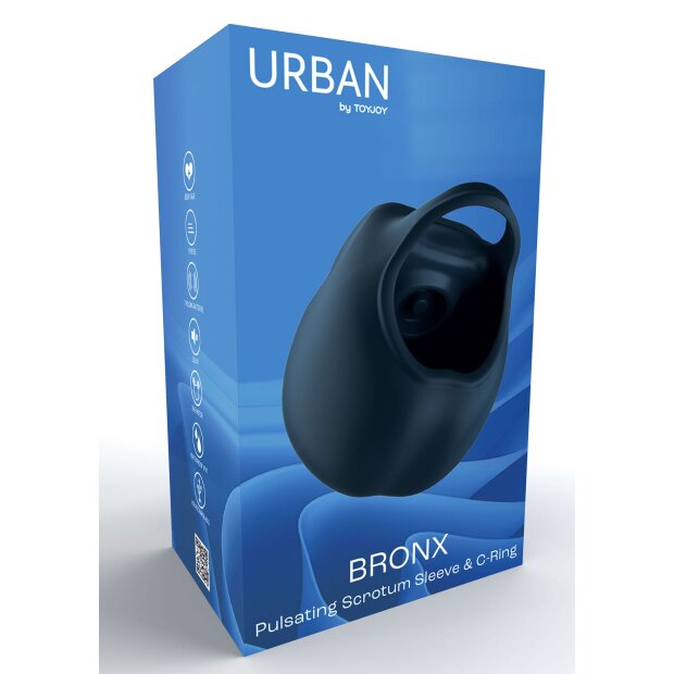 TOYJOY BRONX Scrotum Sleeve Ring Vibration Schwarz ⌀ 3,1 cm