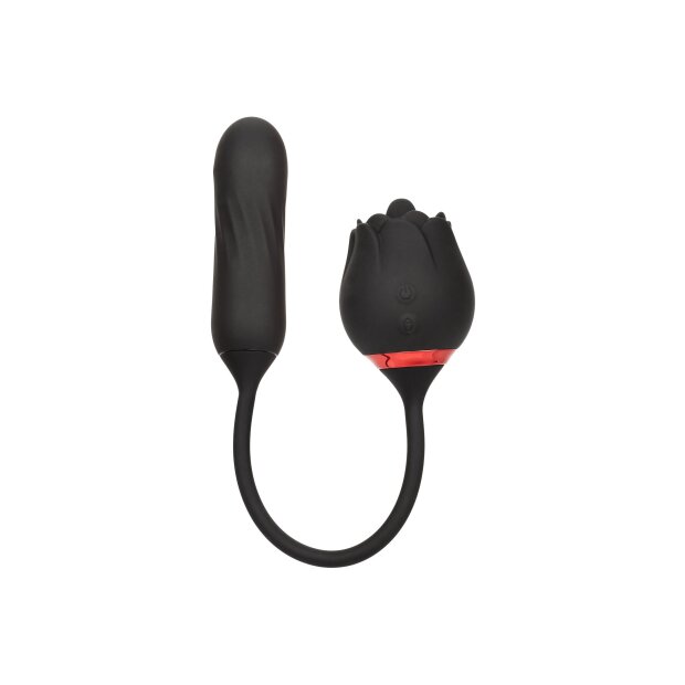 CalExotics French Kiss Elite Lover Vibrator Schwarz