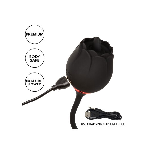 CalExotics French Kiss Elite Lover Vibrator Schwarz