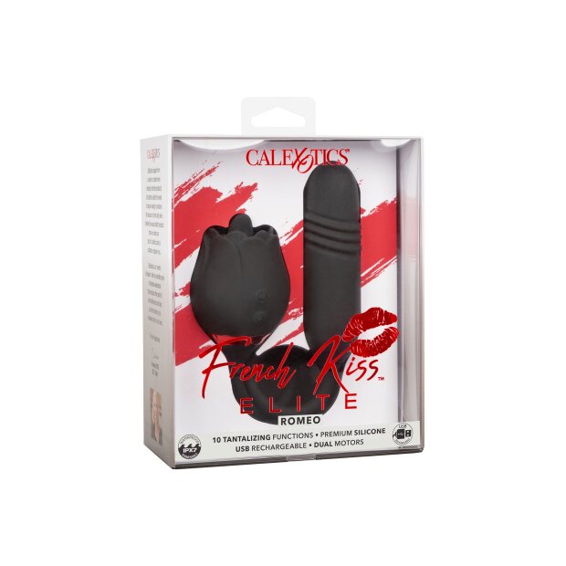 CalExotics French Kiss Elite Romeo Vibrator Schwarz