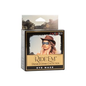 CalExotics Ride Em Denim Eye Mask
