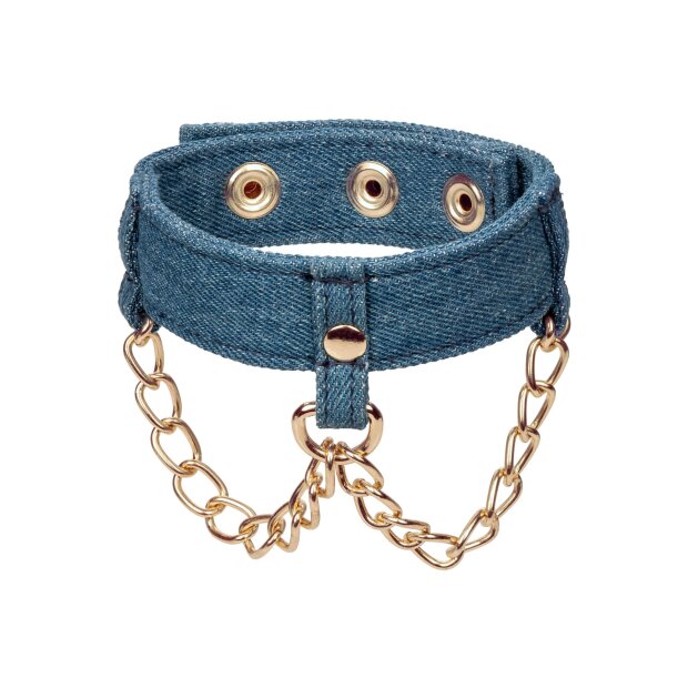CalExotics Ride Em Denim Ankle Cuffs