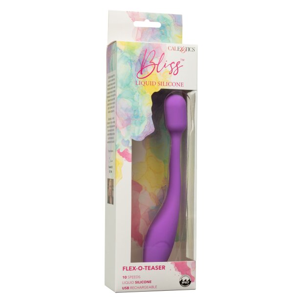 CalExotics Bliss Flex-O-Teaser Vibrator Lila 19 cm