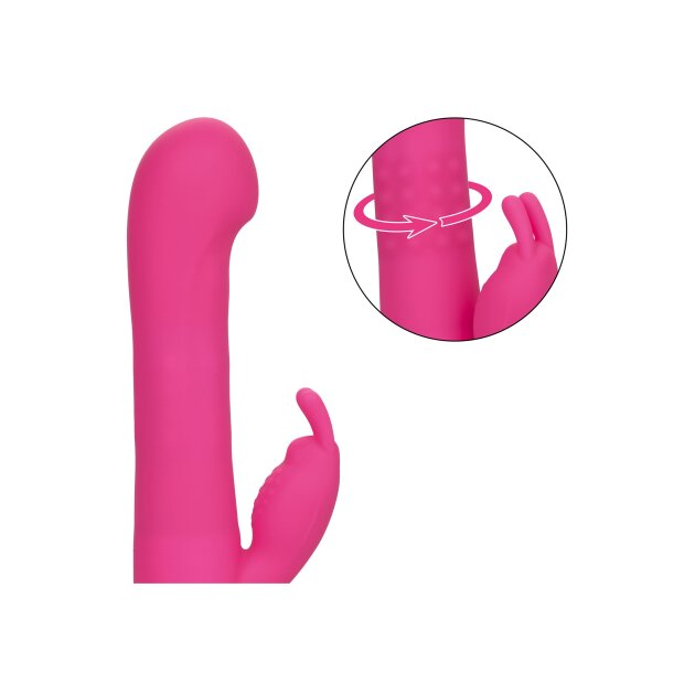 CalExotics Elite Beaded G Rabbit Vibrator Pink 23,5 cm