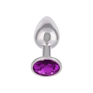 CalExotics Jewel Small Amethyst Plug Analplug Lila ⌀ 3,25 cm