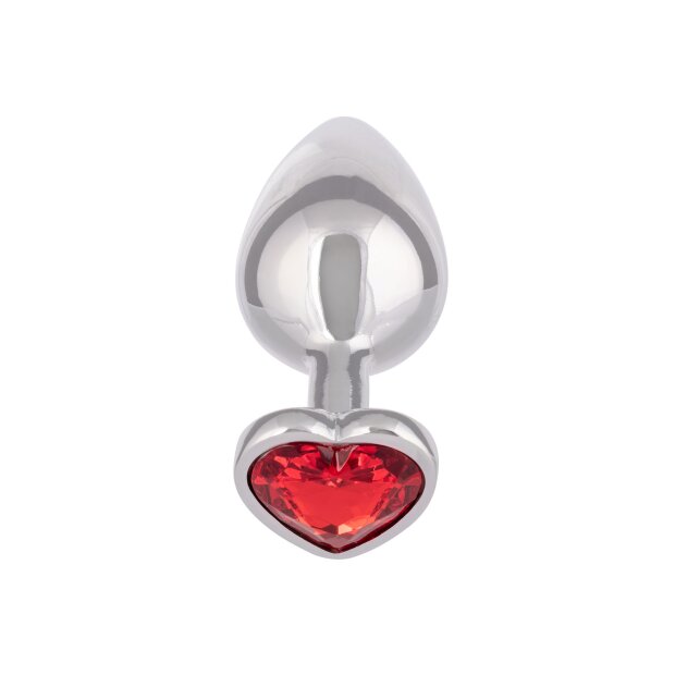 CalExotics Jewel Large Ruby Heart Plug 3,25 cm