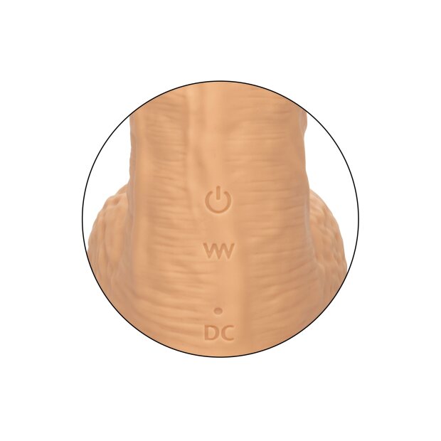 CalExotics Squirting Fuck Stick Vibrator Beige 22,75 cm