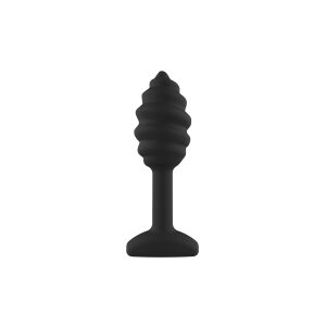 TOYJOY Swirl Anal Plug Schwarz ⌀ 1,8 cm
