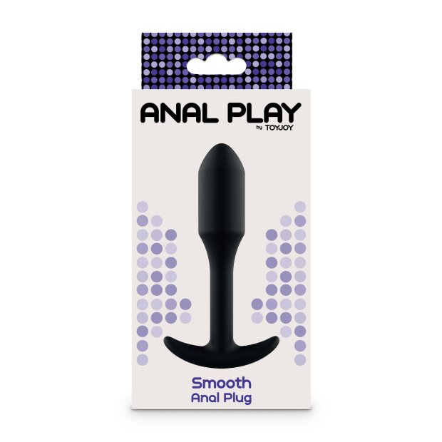 TOYJOY Smooth Anal Plug Schwarz ⌀ 2 cm