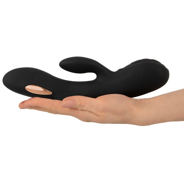 XOUXOU E-Stim stimulation current rabbit vibrator black