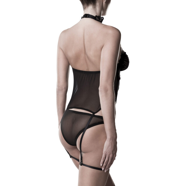 GREY VELVET 2-piece set (top, panty) S/M - XXL/3XL