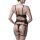 GREY VELVET 3-pcs set (Top, thong, suspender belt) S - 3XL