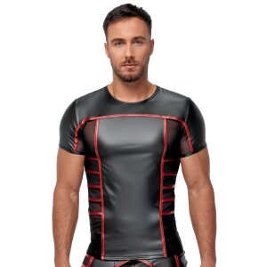 NEK - Mens Shirt black/red S