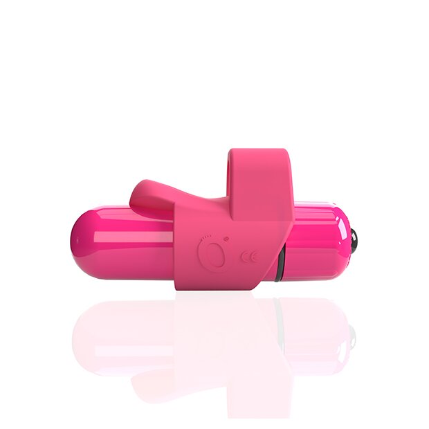 The Screaming O 4B FingO SlimStrawberry Mini Vibrator Pink
