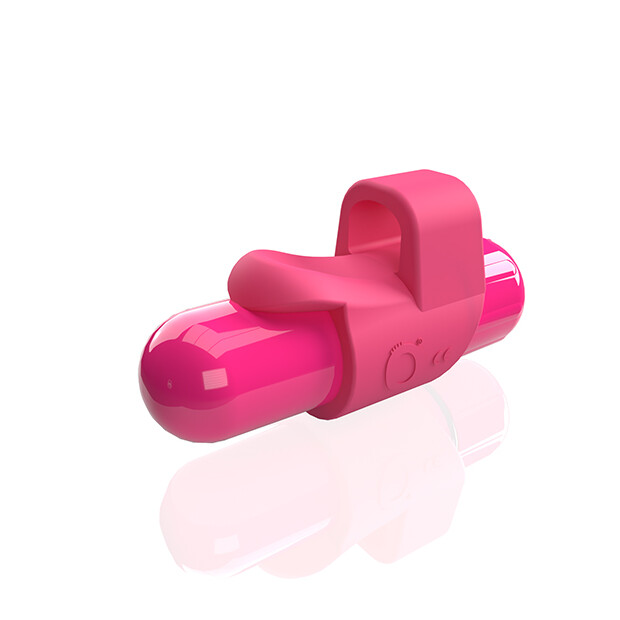 The Screaming O 4B FingO SlimStrawberry Mini Vibrator Pink